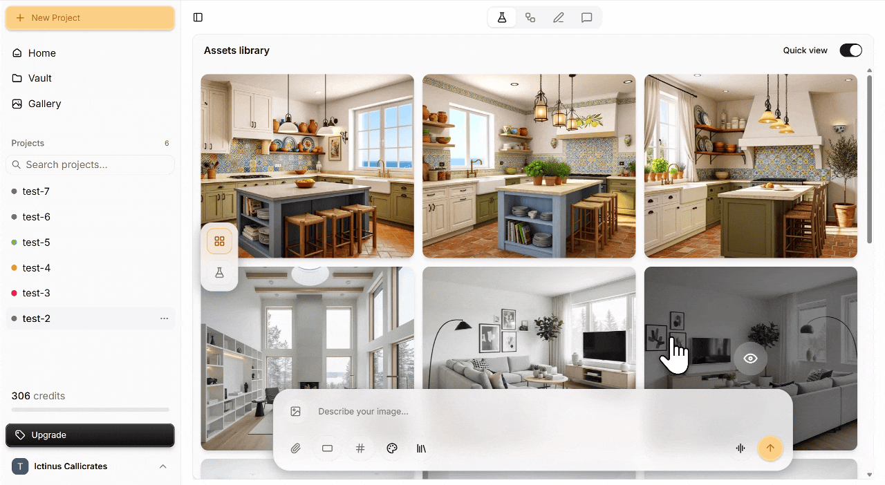 Visualize ideas in seconds